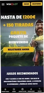 Winolot live casino móvil 1