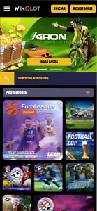 Winolot live casino móvil 3